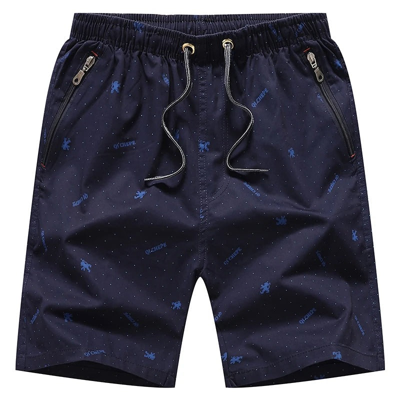 Nathan - Casual Short Met Print, Licht En Comfortabel Voor De Zomer