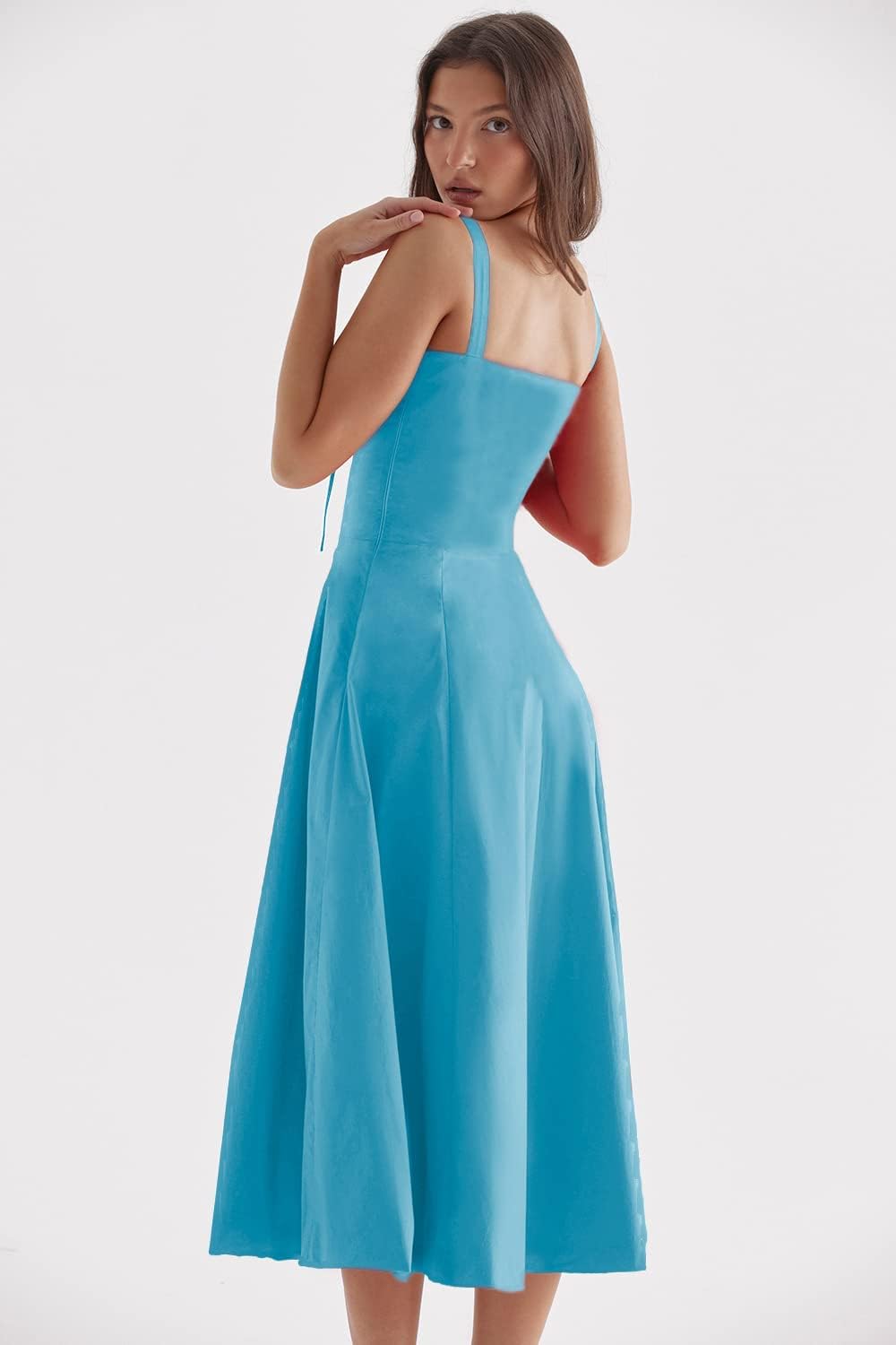 Sofia - Elegante Vintage Korset Midi Jurk