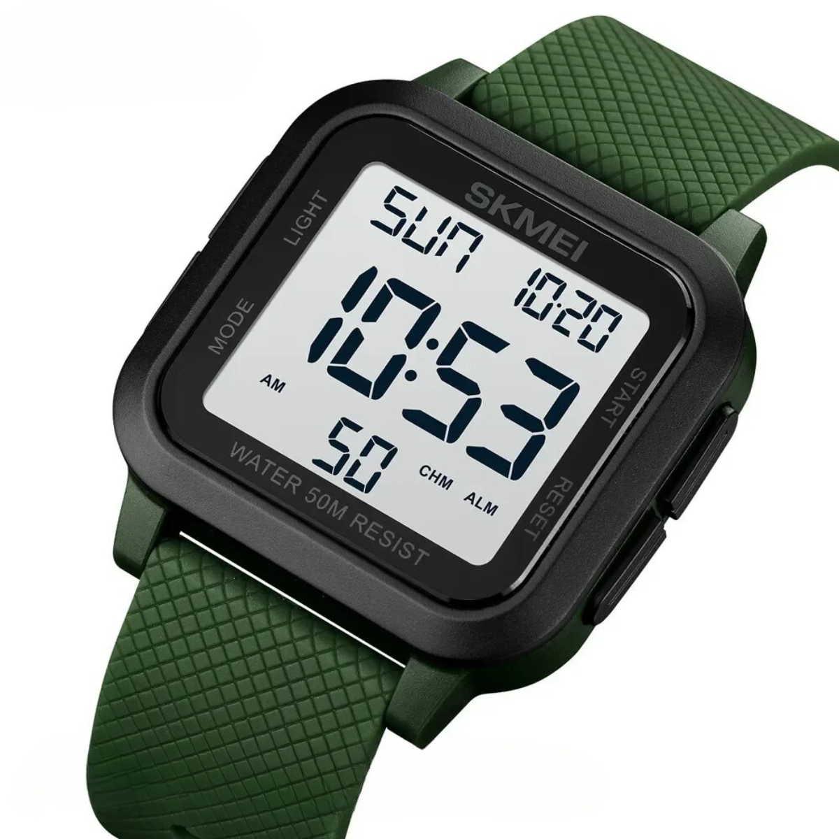 TechTime - Waterdicht Digitaal Horloge met Comfortabele Siliconen Band