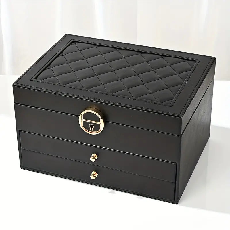 JewelryVault - Luxe Sieradendoos met Meerdere Lades en Vakjes