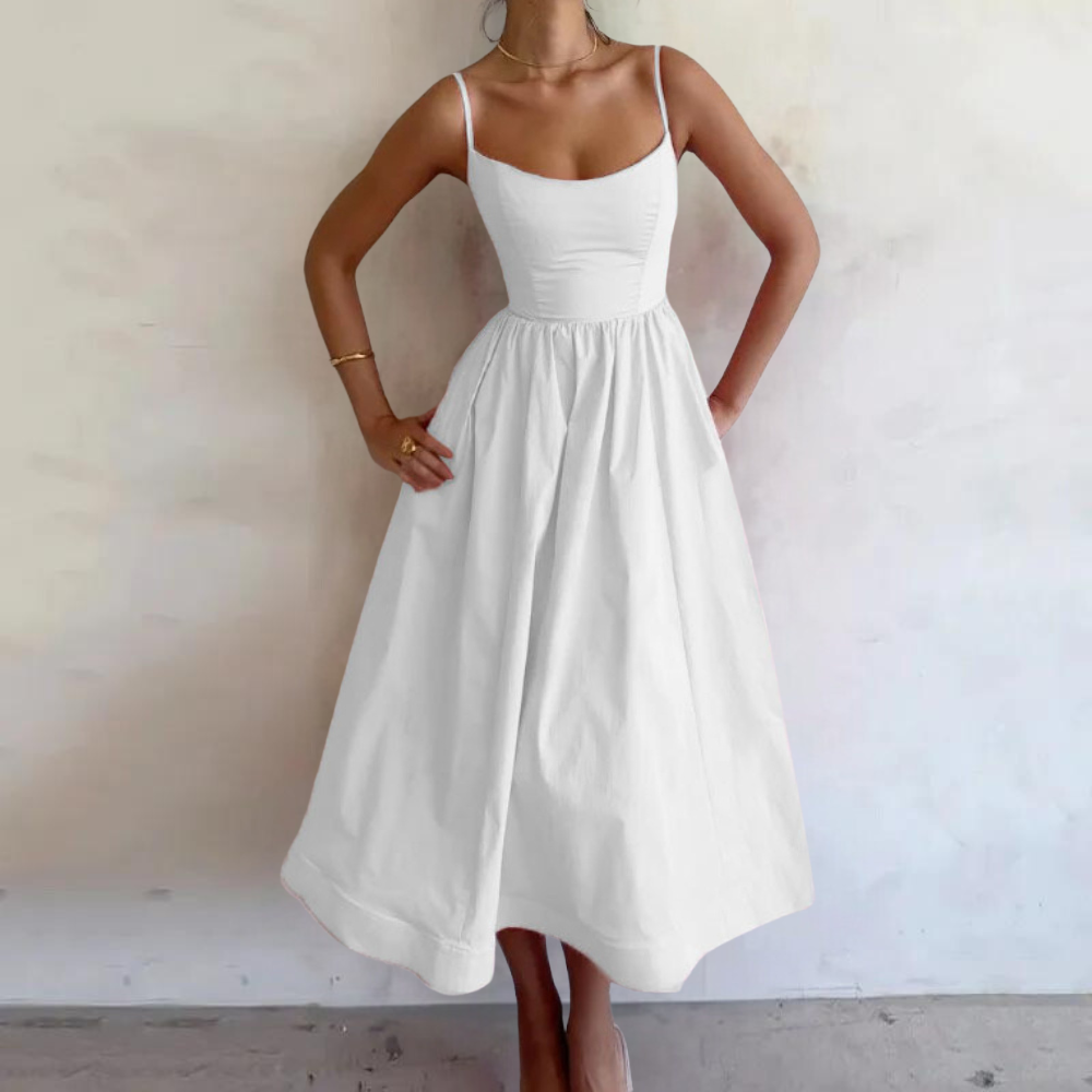 Clara - Vloeiende En Elegante Zomerjurk