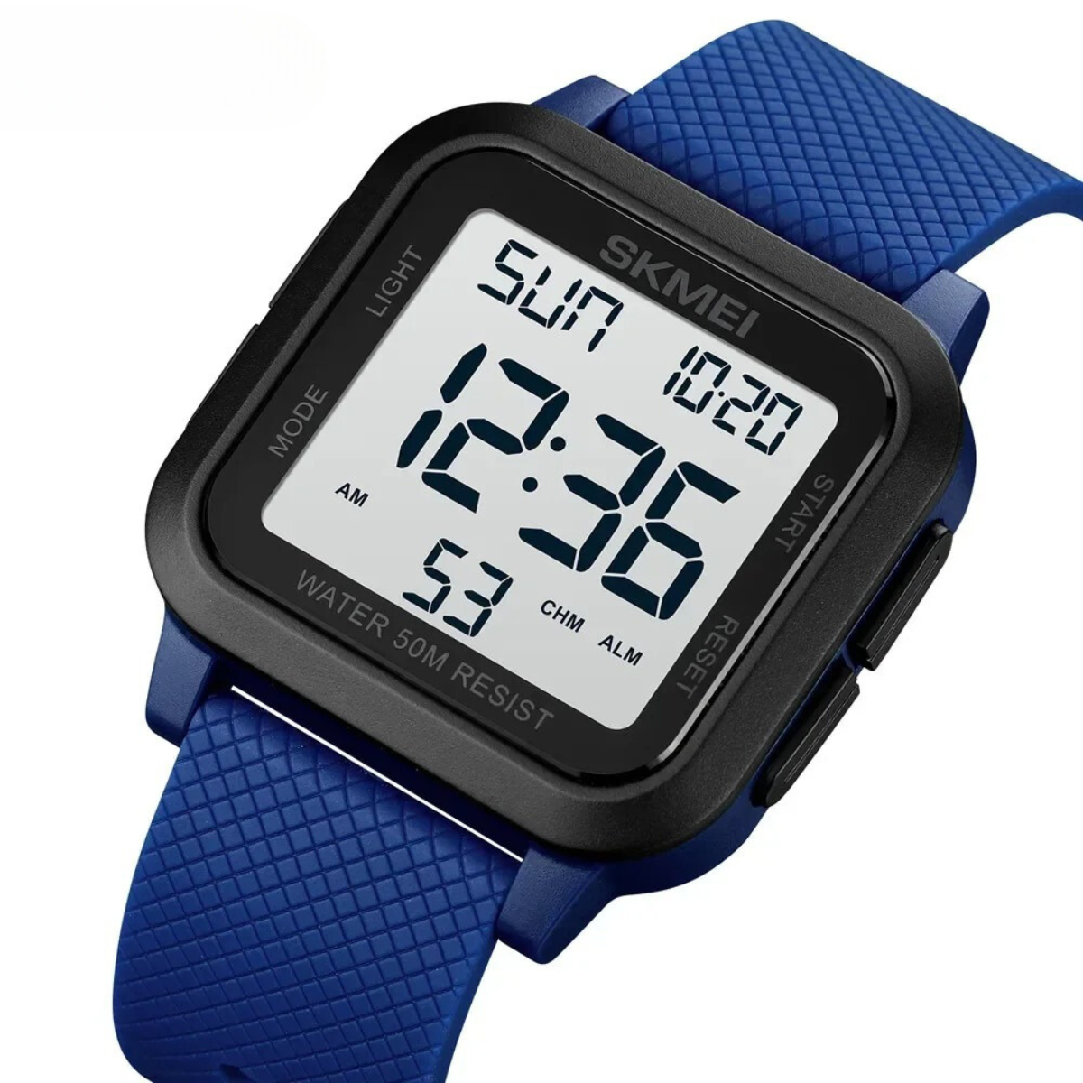 TechTime - Waterdicht Digitaal Horloge met Comfortabele Siliconen Band