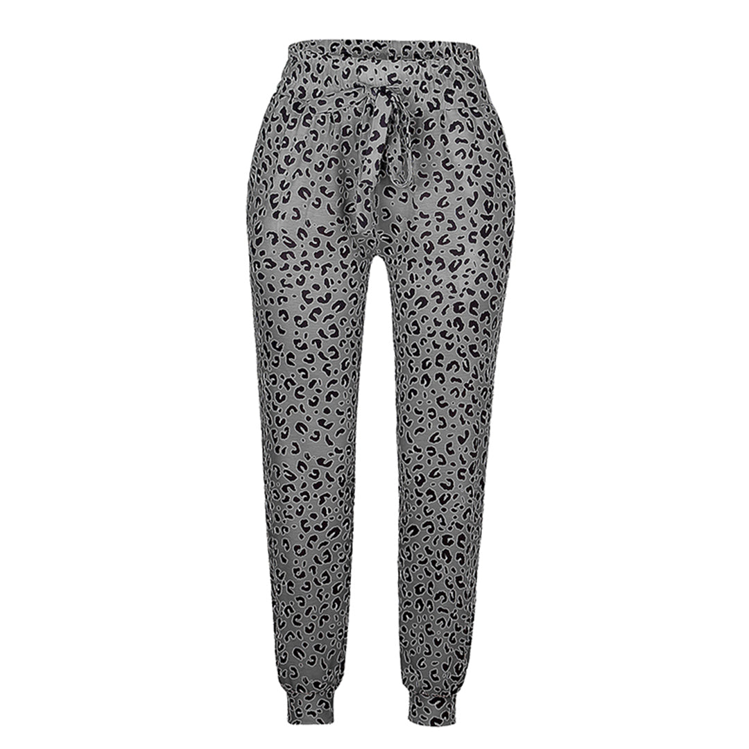 Nicky - Vloeiende En Casual Broek, Elastische Taille En Trendy Print