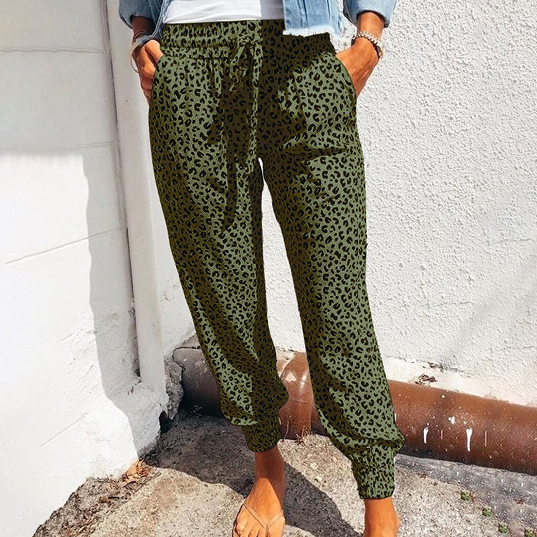 Nicky - Vloeiende En Casual Broek, Elastische Taille En Trendy Print