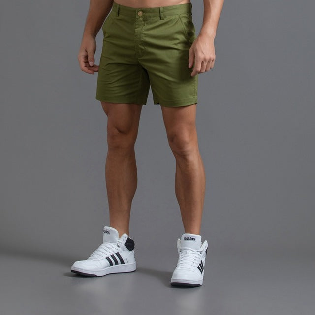 Adrien - Slim Fit Chino Short, Comfortabel en Stijlvol voor een Casual Look