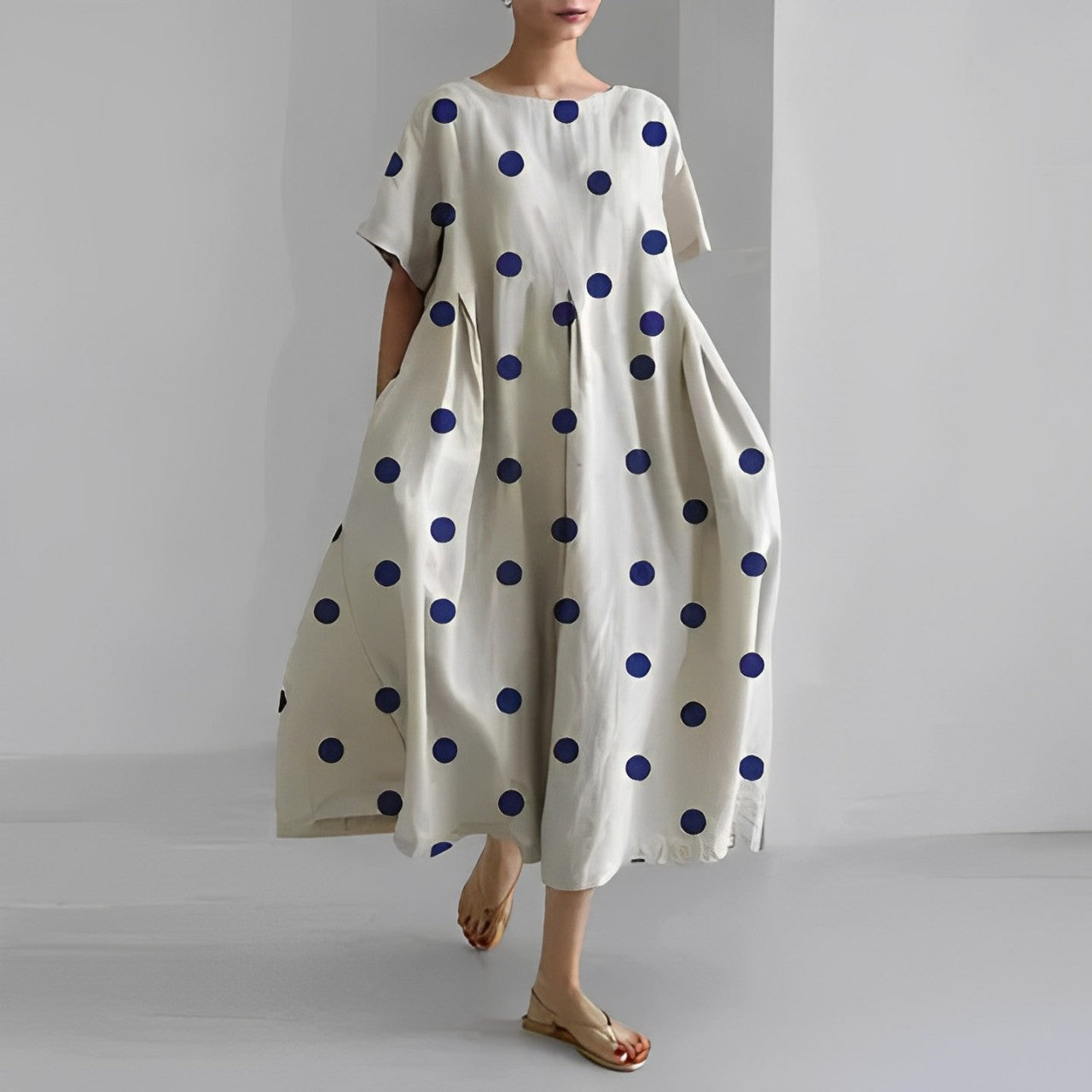 FloralFinesse - Kleurrijke Maxi Jurk met Bloemenprint