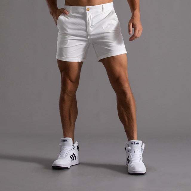 Adrien - Slim Fit Chino Short, Comfortabel en Stijlvol voor een Casual Look