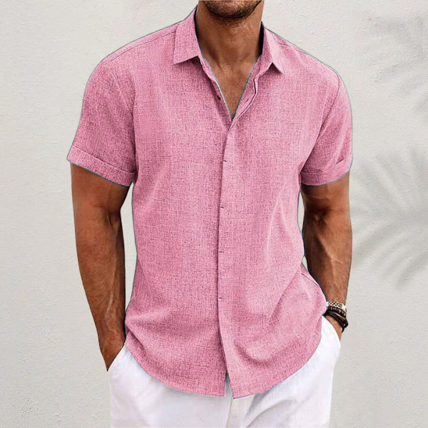 HorizonWear - Stijlvol Casual Kort Mouw Shirt
