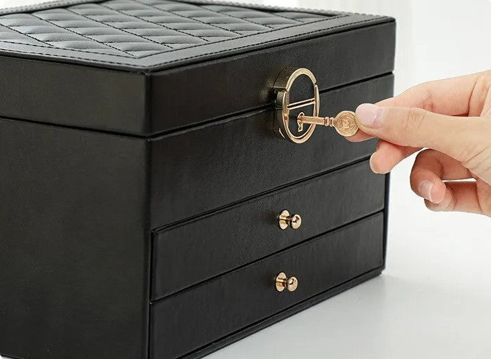 JewelryVault - Luxe Sieradendoos met Meerdere Lades en Vakjes