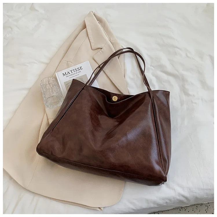 Zara - Elegante Luxe Leren Schoudertas