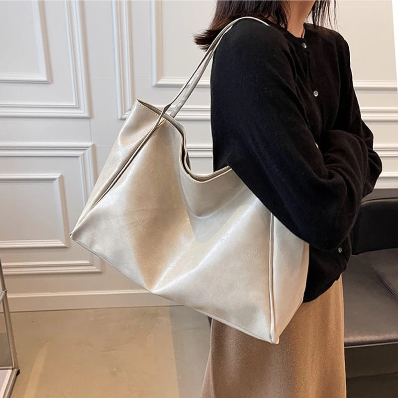 Zara - Elegante Luxe Leren Schoudertas