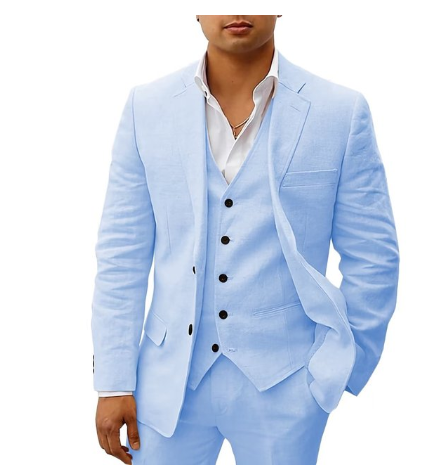 Luca - Stijlvol 3-Delig Slim Fit Pak met Gilet