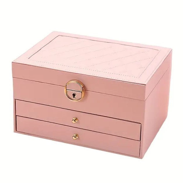 JewelryVault - Luxe Sieradendoos met Meerdere Lades en Vakjes