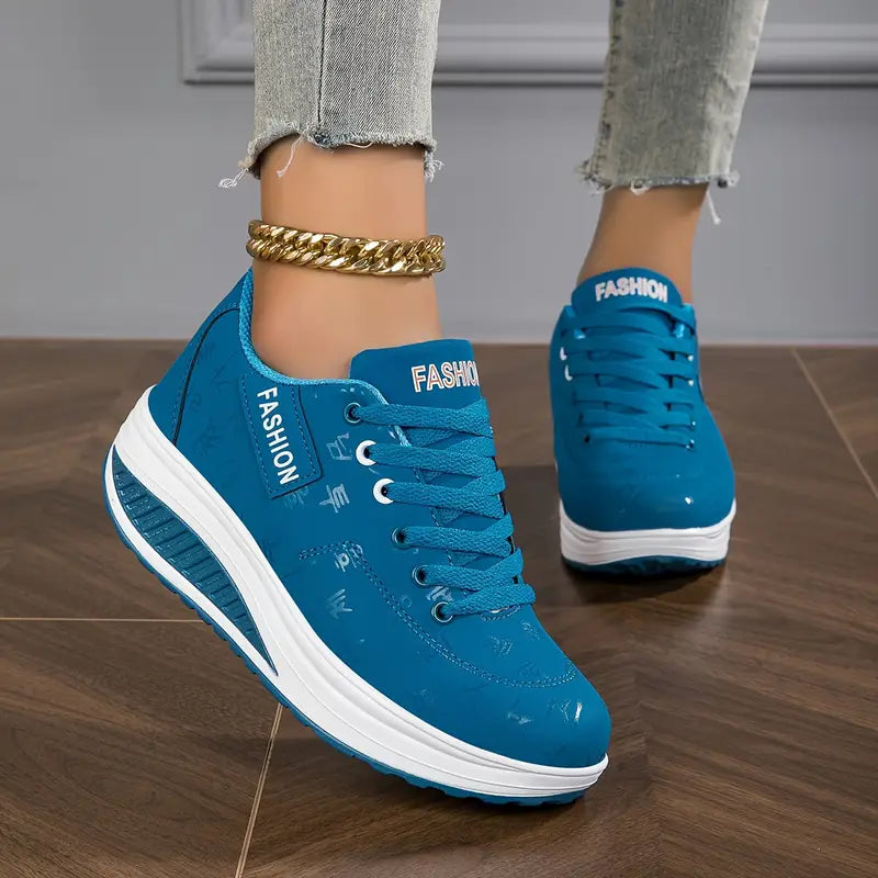 Chloe - Dames Sneakers met Comfortabel Design en Verhoogde Zool