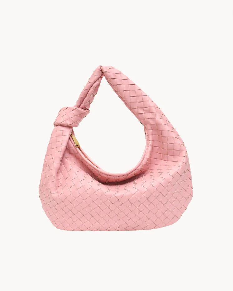 WovenStyle - Luxe Gevlochten Schoudertas voor Dames