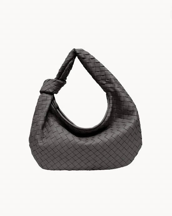 WovenStyle - Luxe Gevlochten Schoudertas voor Dames