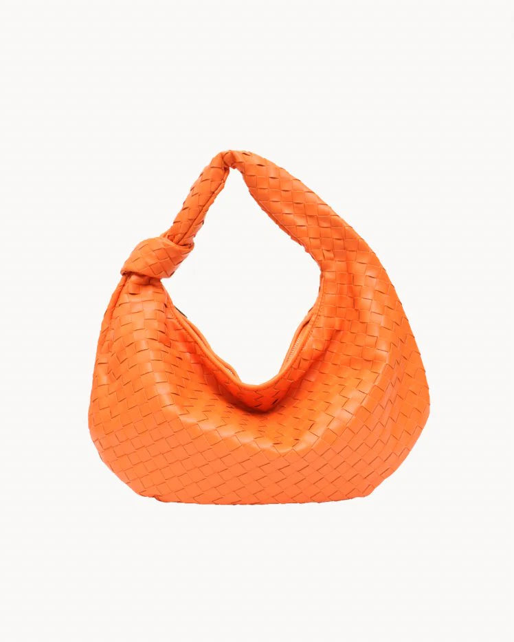 WovenStyle - Luxe Gevlochten Schoudertas voor Dames