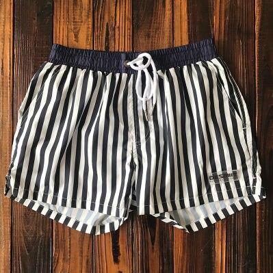 George - Gestreepte Zwemshort, Licht en Comfortabel voor een Stijlvolle Zomer