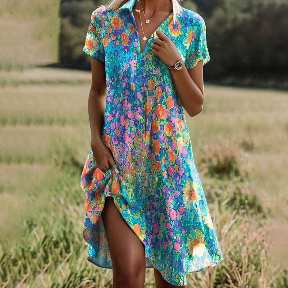 Sophia - Soepele Jurk Met Stippen, Licht En Elegant Voor Een Zomerse Look