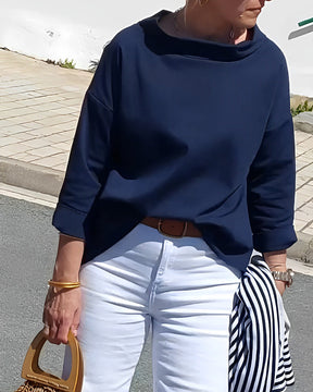 Top Modern Losvallend Stretchstof voor Dames | Dagelijks Comfort | Stijlvol en Ademend