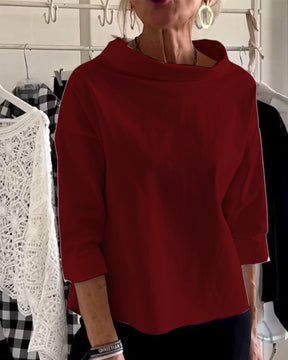 Top Modern Losvallend Stretchstof voor Dames | Dagelijks Comfort | Stijlvol en Ademend