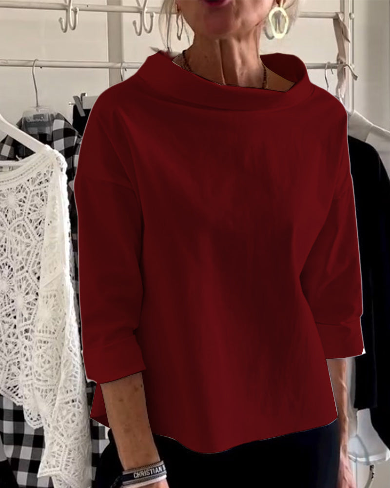 Top Modern Losvallend Stretchstof voor Dames | Dagelijks Comfort | Stijlvol en Ademend