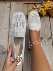 Sophie – Sprankelende Gebreide Loafers, Elegant en Comfortabel