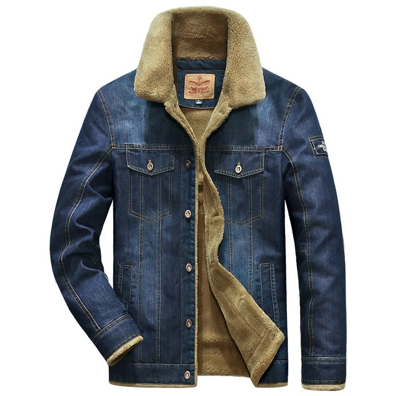 Heren Warme Gevoerde Winterjas met Lange Mouwen | Casual Jas