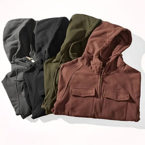 André - Half-rits Heren Tactische Fleece Hoodies