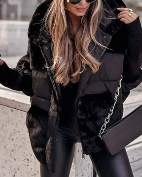 Elegante Oversized Winterjas met Capuchon – Warme Stijl