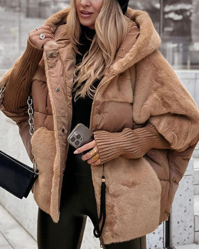 Elegante Oversized Winterjas met Capuchon – Warme Stijl