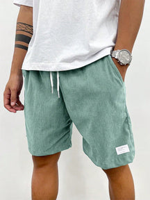 Kai - Heren Casual Ribcord Shorts