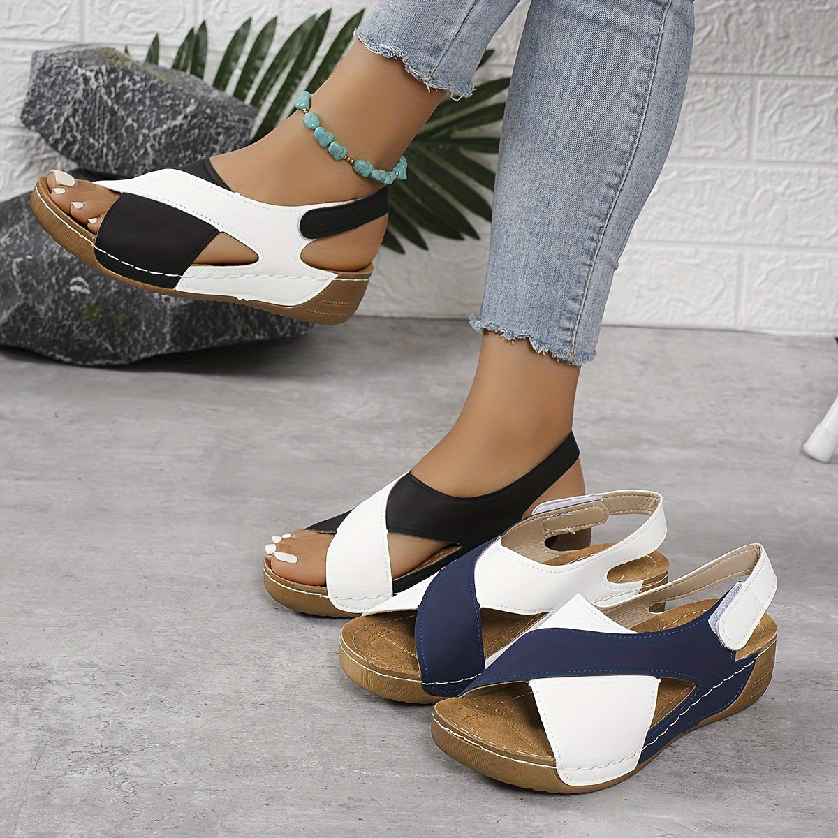 Sandalen Comfort Fit Ademend Mesh voor Dames | Wandelen en Zomer | Orthopedische Ondersteuning