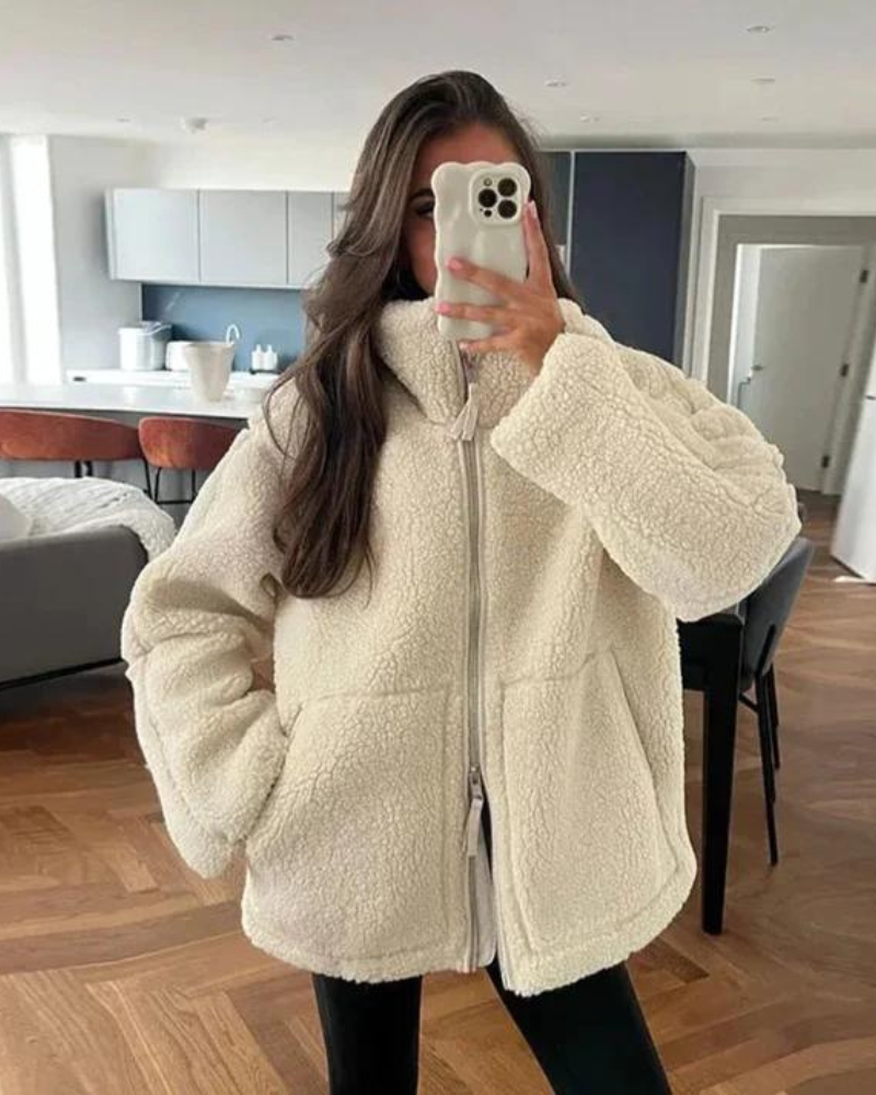 Dames Gezellige Teddy Jas | Moderne & Warmte