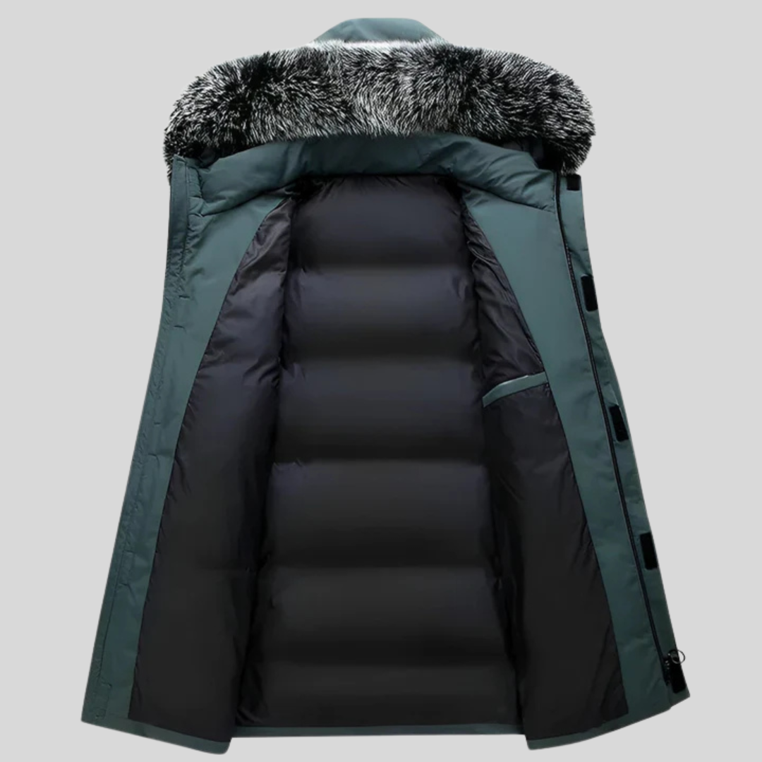 Armand - Gevoerde Parka met Capuchon voor een Warme Winter