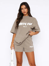 Maya - Oversized T-shirt van katoen met Bijpassende Short