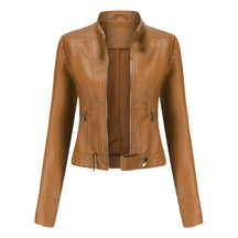 Dames Slim Fit Biker Jas | Met Zakken