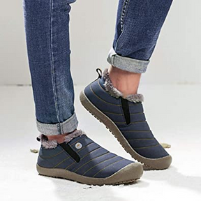 WarmStep - Warme Waterdichte Instappers voor Heren met Antislip Zool