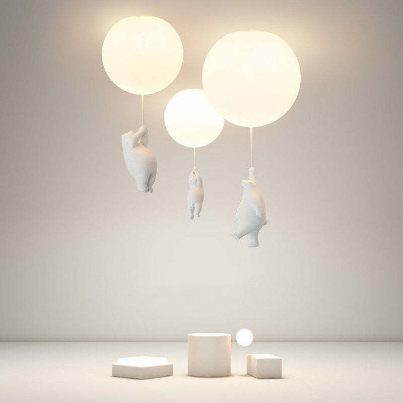 CloudyBear - Moderne Plafondlamp met Uniek Dieren Design