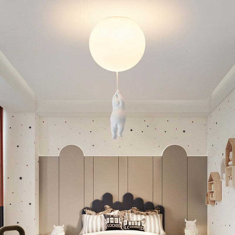 CloudyBear - Moderne Plafondlamp met Uniek Dieren Design