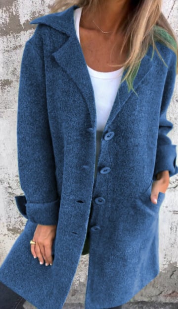 Dames Lange Winterjas Warm Klassiek | Relaxte Pasvorm