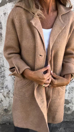 Dames Lange Winterjas Warm Klassiek | Relaxte Pasvorm