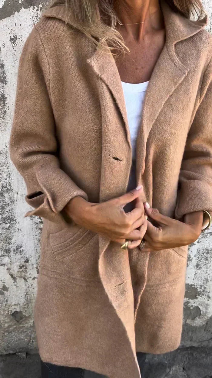 Dames Lange Winterjas Warm Klassiek | Relaxte Pasvorm