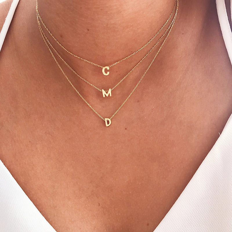 LetterNecklace - Initiaal bedel ketting