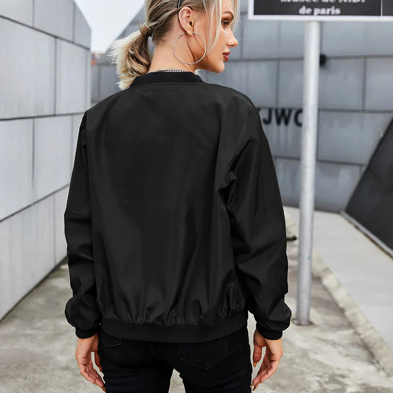 Dames Bomberjack met Lange Mouwen | Zomerjas