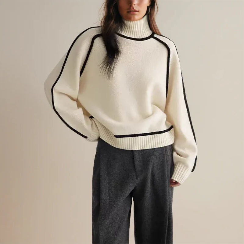 Trui Regular Fit Warme Col voor Dames | Ideaal voor de Winter | Zacht en Comfortabel