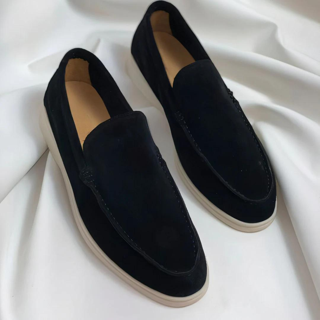 Refined Elegance - Luxe Suede Loafers