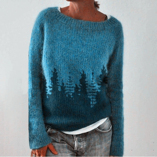 Pullover Regular Fit Retrolook voor Dames | Vintage en Casual | Zacht en Comfortabel