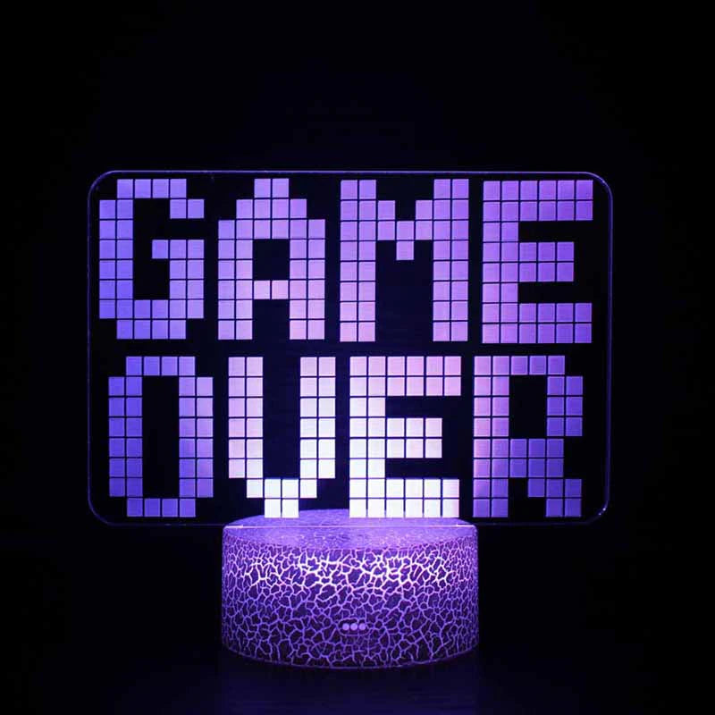 GlowGaming - 3D LED Lamp met Opvallend design voor Gamerskamer