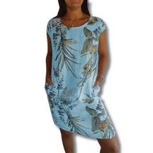 BoldEdge - Midi-jurk met bohemian botanische print
